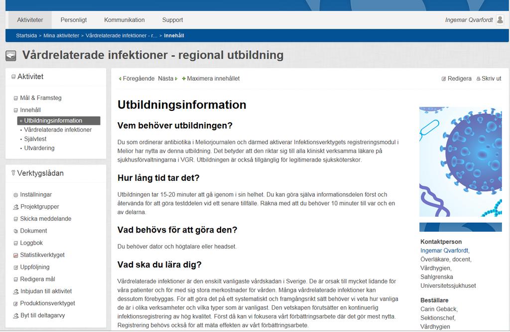 Obligatorisk webbutbildning på