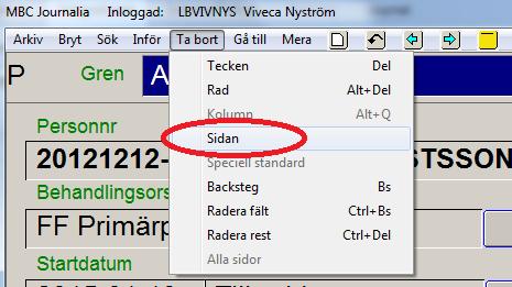 Avsluta antikoagulantiabehandling i Journalia/VAS För att avsluta en patient i Journalia måste man göra följande: Avsluta via knappen Avslut och där ange avslutsorsak.