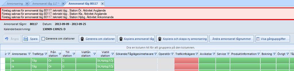 Då du klickat på Skapa annonsering kommer du automatiskt till annonseringen där du kan arbeta vidare med den.