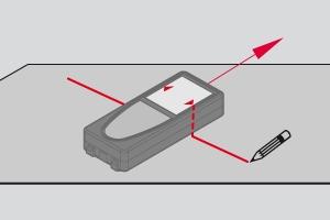 målet a) Avståndet till andra utsättningspunkten Funktionen kan stoppas