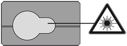 Säkerhetsföreskrifter Laserklassificering Instrumentet avger synliga laserstrålar som sänds ut från instrumentet: Instrumentet motsvarar laserklass 2 enligt: IEC60825-1:2014 Lasersäkerhet Frekvens