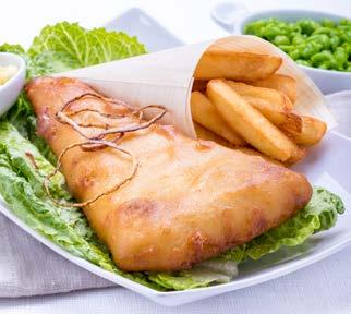 tempurapanad Fish n chips är en engelsk
