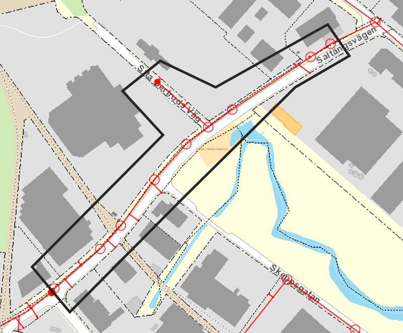 Flera sträckor av dagvattennätet visade sig vara krossat, antagligen p.g.a. den tunga trafiken i området.