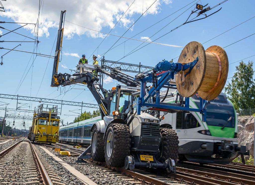 Skapar möjligheter LÄNNEN RAIL SYSTEMS LÄNNEN RAIL MULTIMASKIN HAR BRA RÖRLIGHET OCH ÄR EN PRODUKTIV, TRYGG OCH