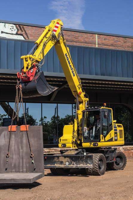 På små eller stora arbetsplatser, för utgrävning, dikning, landskapsarbete eller tomtförberedelse, är Komatsus hydraulsystem en garanti för maximal produktivitet och