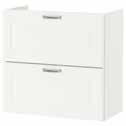 Godmorgon Kasjön grå, 60 cm KOMMOD IKEA