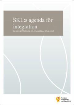 Agenda för integration 65 punkter med förslag till staten Utvecklingsområden för kommuner, landsting och regioner Mottagande och bosättning Etablering på arbetsmarknaden Integration i samhället Barn