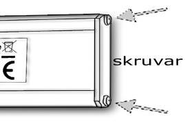 3. Koppla in huvudenheten till objektets batteri med vit kabel (+) och svart kabel (-) på huvudenheten. OBS, glöm inte att säkra vit kabel som ansluts till objektets pluspol.