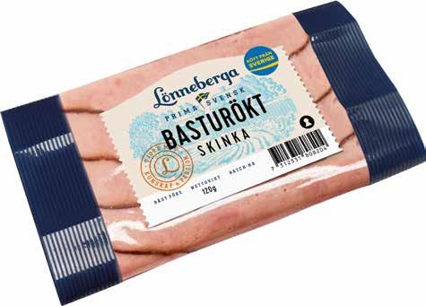 deli 19 19 /hg Kokt-, rökt skinka