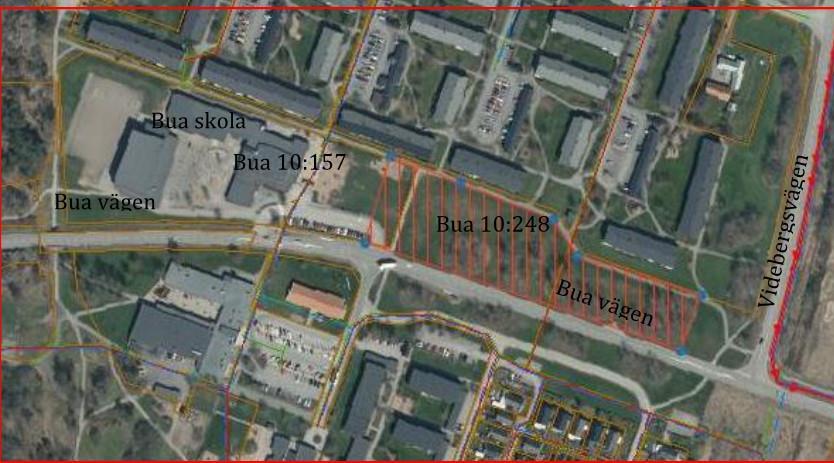 1 Inledning En ny detaljplan ska upprättas för ett område i Bua som ligger 31,6 km norr om Varberg. Det ursprungliga planområdet omfattar 1,25 ha och är en del av Bua 10:248 och Bua 10:157.