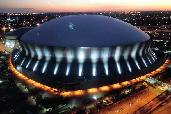 Historik Superdome, New Orleans Decor-Cem utvecklades i USA 1883 och har där använts av företag inom bygg- och fasadrenoveringssektorn.