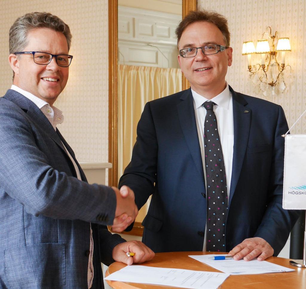 Samverkansavtalet Trädde i kraft 1 januari 2018 Undertecknades 8 juni 2017 av Högskolan Västs (HVs) rektor och ordförande i Fyrbodals