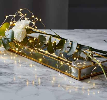 4W D 1 AA (Excl) 60h E F BRASS TUBE with battery BRASS WIRE 15 LED 1 string x 75 cm 728-14 EAN 7391482027528 L 10/50 B 3cm