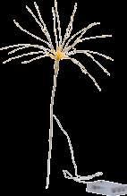 BOUQUET with battery BRASS WIRE 60 LED 20