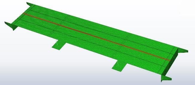 Moment [knm] 6.1.3 Trafiklast Trafiklasterna visar skiljaktigheter i samtliga diagram. Detta beror antagligen på att programvarorna hanterar dessa laster olika.