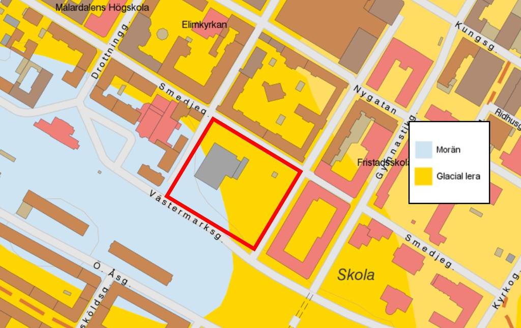 6 (28) En geoteknisk undersökning har gjorts för Kv. Valören 1.