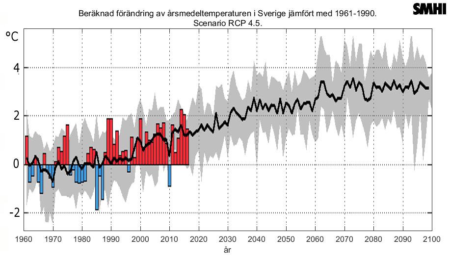 Gunilla beskriver sig själv My current projects mainly concern global climate models... A focus area is the Arctic weather and climate and change.