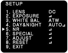Offers Edge Preserving 2D NR and Motion Adaptive 3D NR. (1) 2DNR - Cuts off the noise in low light condition. (2) 3DNR - Cuts off the noise in low light condition.