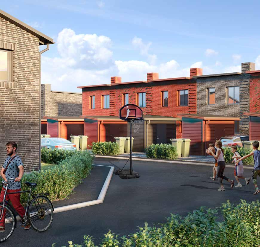 Radhus Mynta Mynta är ett välplanerat radhus i två plan, 5 rok, som rymmer en ljus, öppen entrévåning med direkt utgång till en mysig uteplats.