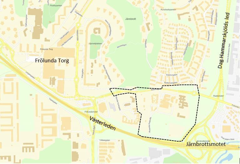 1 Bakgrund Stadsbyggnadskontoret, Göteborgs Stads, arbetar med att ta fram en ny detaljplan, Detaljplan för Bostäder, skola, verksamheter mm samt bussdepå nordväst om Järnbrottsmotet inom stadsdelen