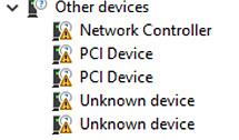 RealTek PCI-E-drivrutiner för kortläsare Kontrollera om drivrutinerna för RealTek PCl-E-kortkläsare redan är installerade i den bärbara datorn. Tabell 7.