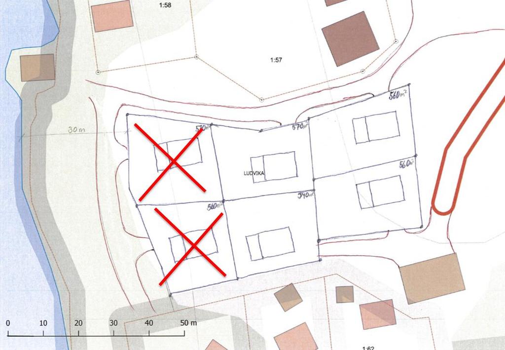 4(8) 3 Planändringens syfte och huvuddrag Tilläggets syfte är att ge möjlighet att dela in byggrätten där turistgården stod, i flera fastigheter. Fyra fastigheter bedöms vara ett lämpligt antal.