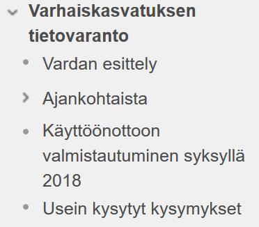 Vardas infosajt på finska https://confluence.csc.