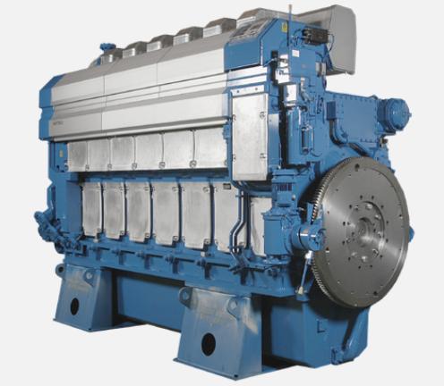2.5 Wärtsilä 32 20 I detta kapitel presenteras information om den motor som konstruktionen tillhör som detta examensarbete omfattar. 2.5.1 Tekniska data Wärtsilä 32 motorn är en medelvarvig 4-taktsmotor som är utrustad med både turboladdare och laddluftkylare.