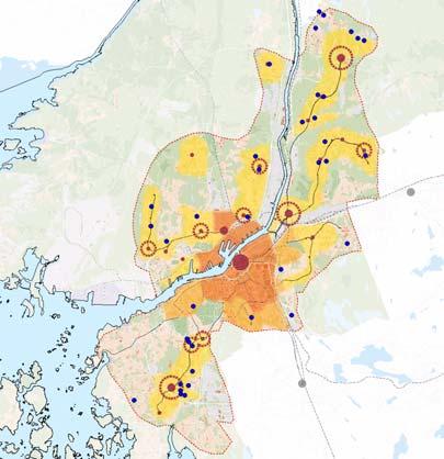 För den nyprodukion som planeras a byggsara år 2022 eller senare är huvudsraegin för Framidenkoncernen följande: A möjliggöra produkion av bosäder med hög kvalie, önskvärda boendekosnader och