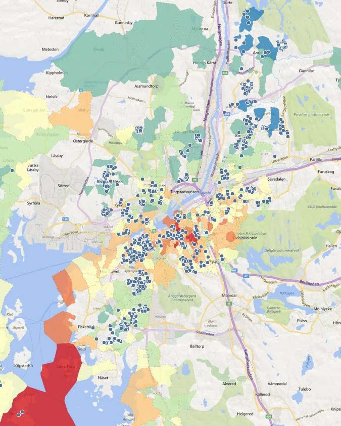 Framidens besånd posiionerar sig över hela prisska