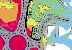 SID 6 (7) Figur 2. Utdrag ur Miljökonsekvensbeskrivning, Detaljplan för Förbifart Stockholm, Vinstamotet, 2011-06-13; Figur 5.28 Buller vid Vinsta i utbyggnadsalternativet med planerade bullerskydd.