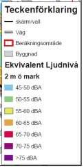 Miljöförvaltningen anser att bullerskydd bör uppföras så att ekvivalenta ljudnivåerna på perrongen och torgytan understiger 55 db(a), så att denna miljö inte upplevs som oattraktiv och därigenom
