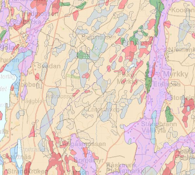 1-8 3.1.2 Människors levnadsförhållanden och livsmiljön Inom området finns inte bostäder, närmsta bostad finns på ca 1,5km. De närmast boende bor främst i de närbelägna byarna som omger området.