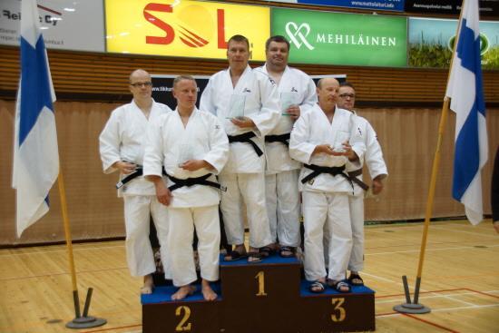 Sonny Forsberg och Harri Rutanen Sonny och Harri har i Kata nått bra placeringar på Nordiska Mästerskap (guld) och på SM (två silver).