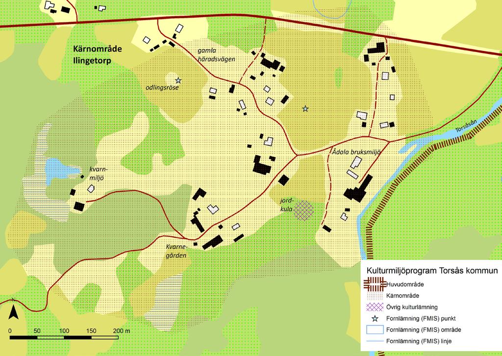 2 Kärnområdet bör i huvudsak betraktas som ett kulturhistoriskt särskilt värdefullt bebyggelseområde enligt Planoch bygglagen (PBL 8 kap 13 ). Områdena får förändras, men inte förvanskas.