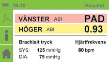 Att upptäcka svår PAD och stela artärer 5.9.