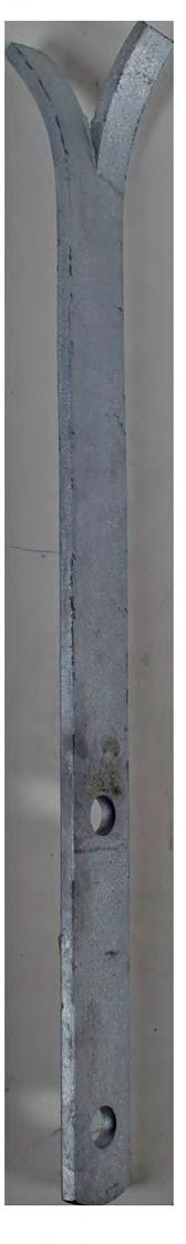 Beslag Stolphållare Plintjärn, Vfz Material/ Fakta: Varmförzinkat järn, 6, 8, och 10 mm material.