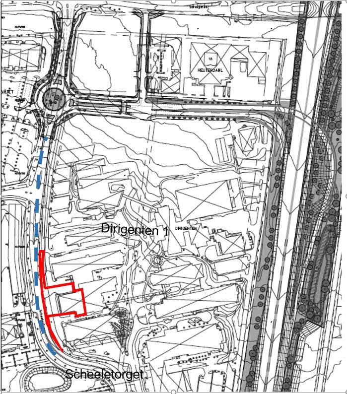 Bilaga 2 Utdrag ur plankarta i (pågående, ännu ej antagen) detaljplan Trafikplats Ideon, PÄ 23/2014.