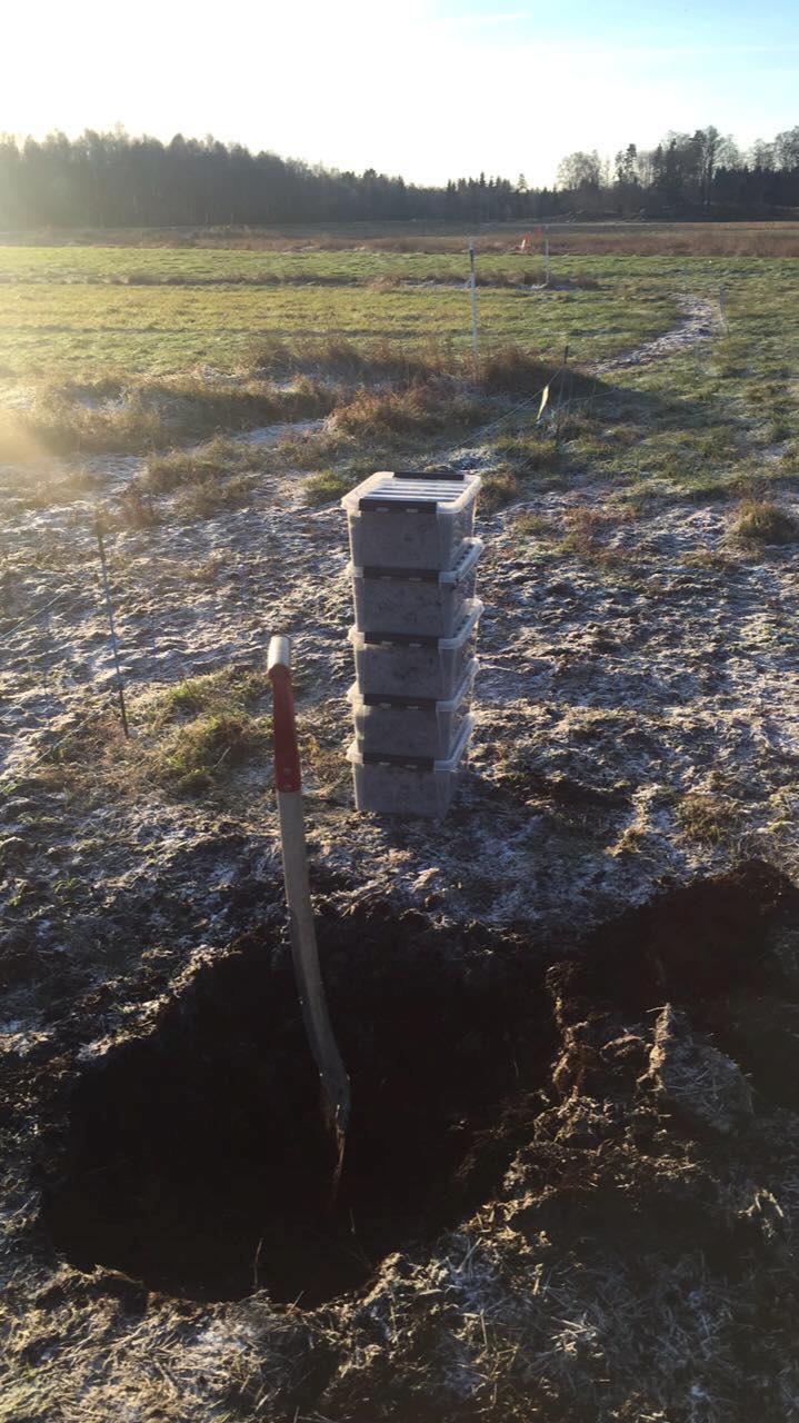 Metod Preparering av jordprover Torvjorden är insamlad från Broddbo väster om Björklinge den 16 november 2017 (Figur 1).