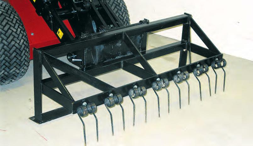 Vägskrapa, frontmonterad 870231 4T Smidig gångkratta för underhåll av grusgångar och mindre vägar.