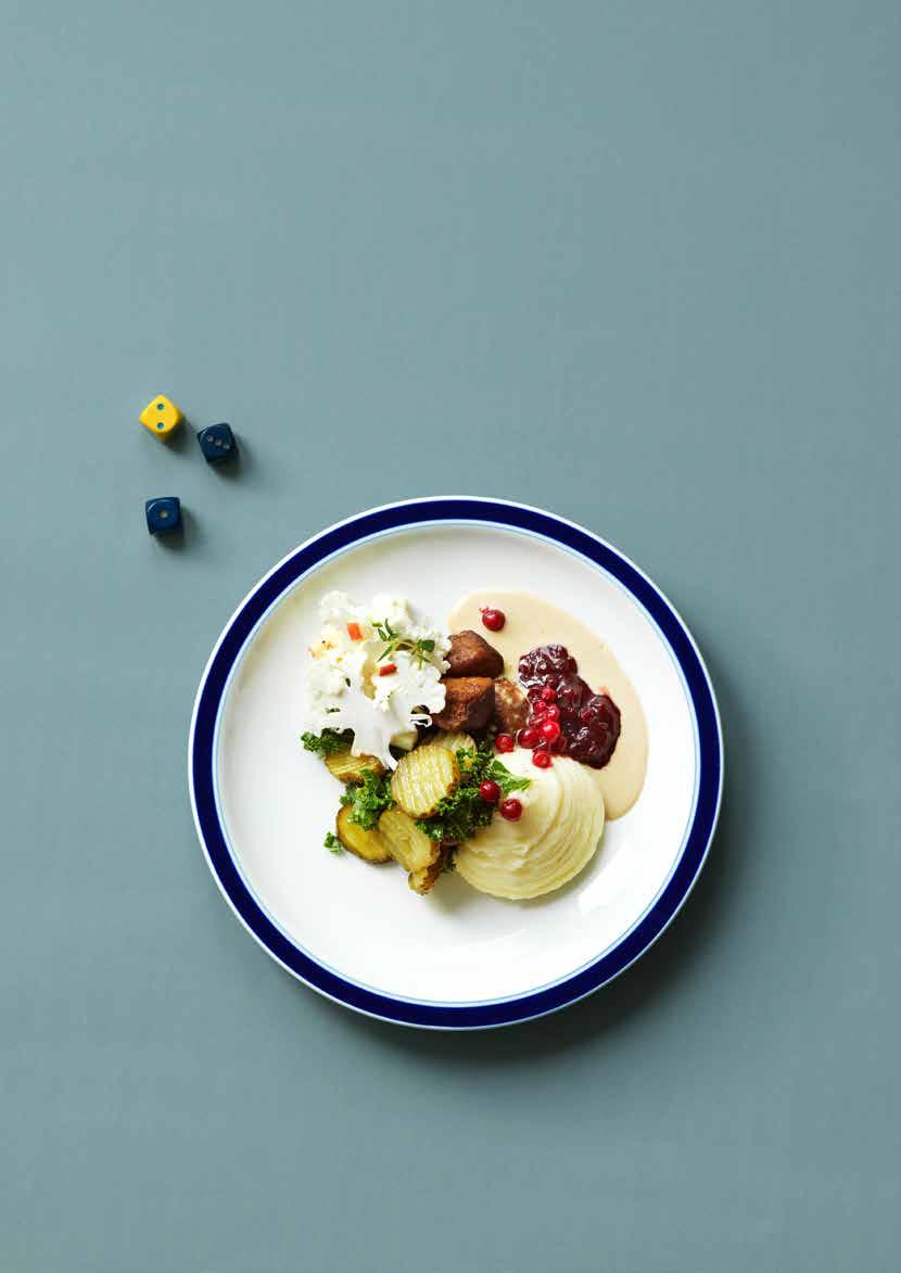 Flexbullar med klassiska tillbehör Tips Servera med Anamma Vegobullar eller bullar på