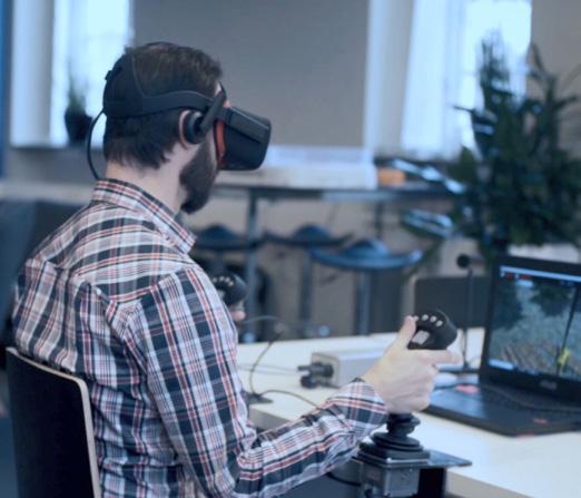 CASE Inom: Marknadsföring Kan vi: Möjliggöra för våra kunder att prova produkter som inte finns ännu Med hjälp av: 3D-teknik och Virtual Reality SYFTE Att marknadsföra HIABs nya HiVision-systemet som