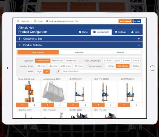 CASE Inom: Sälj Kan vi: Effektivisera och standardisera säljprocessen Med hjälp av: UI och UX som diskussionsstöd SYFTE Att specificera exakt hur en industrihiss ska vara konstruerad är ett