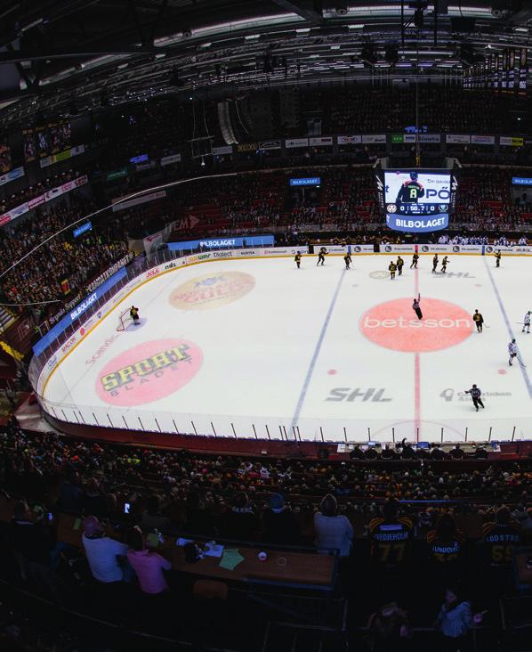 Exponering Ta chansen att bygga associationsbyggande aktiviteter tillsammans med Brynäs IF:s starka