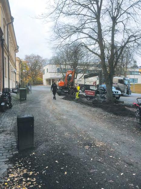 Arkeologgruppen AB rapport 2017:78 Figur 5. Färdigschaktat. Resultat Vid schaktningen påträffades inget av antikvariskt intresse.