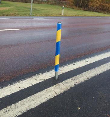 Räcken är det vanligaste krockvåldet i singelolyckor med dödlig utgång bland motorcyklister, följt av träd och stolpar.
