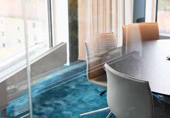 Visionen om en hållbar arbetsplats fanns med i ett tidigt skede. Det nya kontoret är Breeam certifierat med nivå Excellent.