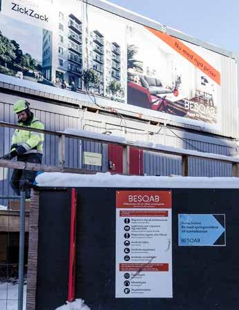 Genom flytten har vi fått ett mer attraktivt läge med förbättrade möjligheter till att nyttja kollektivtrafik.
