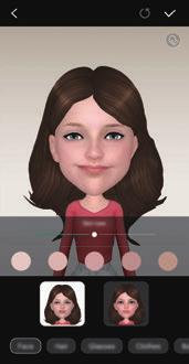 Appar och funktioner Skapa Min emoji Skapa en Min emoji som ser ut som dig. Min emoji-dekaler med olika ansiktsuttryck skapas automatiskt.