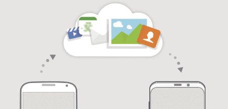 Inställningar Samsung Cloud Säkerhetskopiera data från den gamla enheten till Samsung Cloud och återställ dina data till den nya enheten.